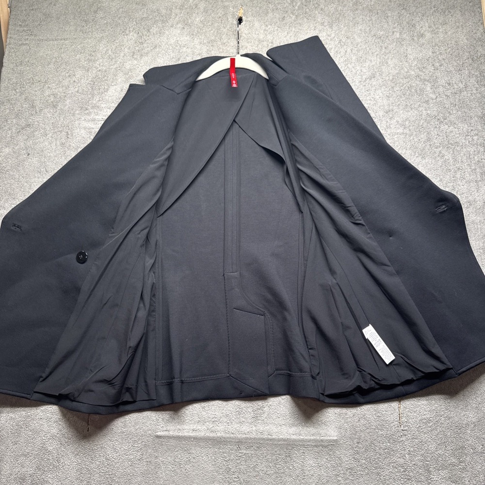 Spanx Women's‎ Black Tailored Blazer Asymmetrical Jacket Size Small Office Wear - Picture 7 of 11